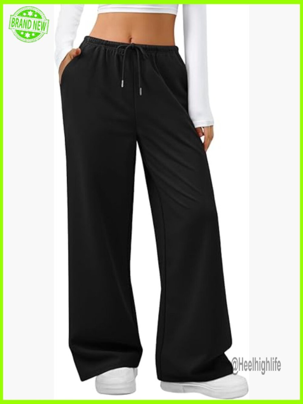 Small Sweatpants Women Baggy Wide Leg Lounge Casual Pajama Pants